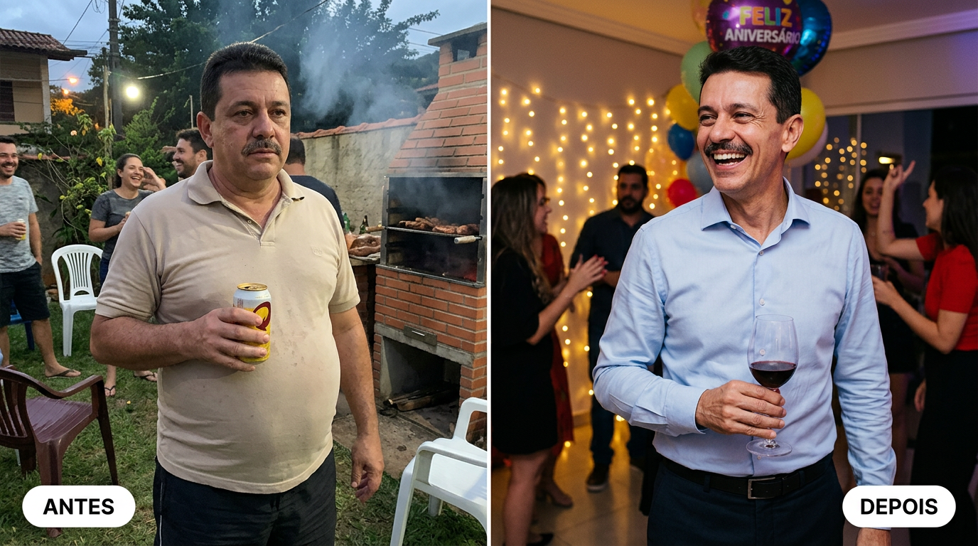 Transformação antes e depois 2