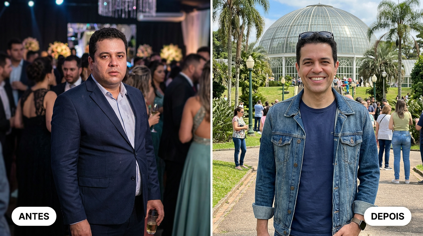 Transformação antes e depois 4